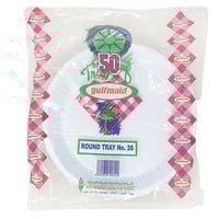 جلف ميد | صحون بلاستيك | دائري سادة | رقم 26 | 50...