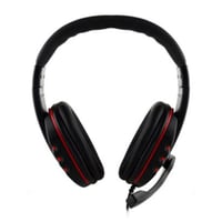 سماعة العاب راس سلكية مع ميكروفون اضواء ملونة اسود...