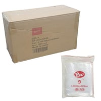 ريكس | اكياس بسحاب | شفاف | رقم 9 | 21x25 سم | 100...