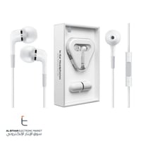 ابل | الاصلي سماعة سلكية مع ميكرفون وريموت ابيض Ap...