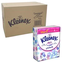 كلينكس الاساسي | كرتون مناديل وجه | 130 منديل وجه...