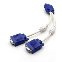 مقسم سلك توصيل 2 شاشة بكمبيوتر واحد | في جي ايه بن...