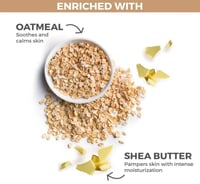 غسول جسم لتنعيم البشرة بالشوفان وزبدة الشيا من سان...