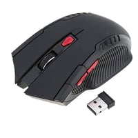 ماوس لاسلكية اسود Wireless Mouse 2.4G Portable 240...