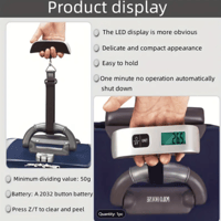 ميزان أمتعة رقمي بشاشة LCD | سعة 110 رطل/50 كجم