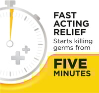 ستريبسلز | تأثير مزدوج مضاد للبكتيريا | تخفيف سريع...