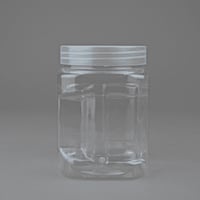 عسق | برطمان | علب بلاستيك مربع | شفاف | رقم 660*8...