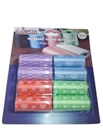 كاندا العالمية | اكياس نفايات | صغيرة | ملونة | 8...