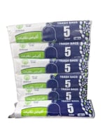 سدرة بلاستيك | شدة أكياس نفايات 5 جالون 900 كيس أب...