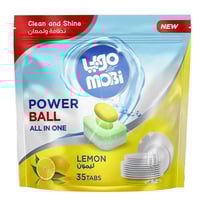 موبي | اقراص غسالة صحون | ليمون | 35 قرص