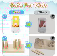 مونتيسوري | ألعاب خشبية بعمر 1 إلى 3 سنوات | ألعاب...