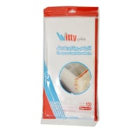 ويتي | اكياس شفاف بلاصق | مقاس 13x22 سم | 100 حبة...