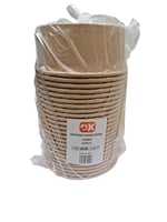 اوكي | زبدية علب ورقية دائري | بني | مع غطاء شفاف...