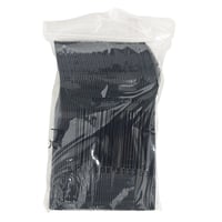 اساس | ملاعق بلاستيك | اسود | كبير | 50 حبة | كرتو...