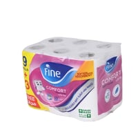 فاين | حزمة رول مناديل حمام مزدوج | 4 شدات × 12 رو...