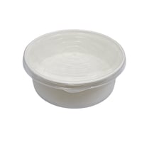 حزمة المستقبل | علب فتة ورقية دائري | ابيض | مع غط...