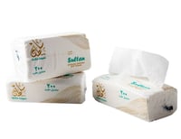 سلطان | حزمة مناديل وجه | 5 شدات × 10 علب × 200 من...