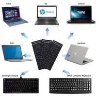 ملصقات كيبورد عربي انجليزي CYY مقاومة للماء | ملصق...