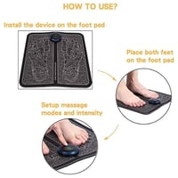 مدلك القدمين الكهربائي | قابل للشحن محمول قابل للط...