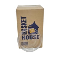 باسكيت هاوس | صحون كريستال بلاستيك دائري | شفاف |...