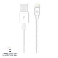جريفن | سلك شاحن ايفون اسود / ابيض 1 متر GRIFFIN |...