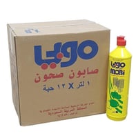 موبي | كرتون سائل غسيل الصحون | ليمون | 1 لتر | 12...