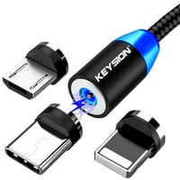 كيسيون | سلك شاحن ايفون مغناطيسي | مترين KEYSION |...