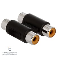 تمديد واير ثنائي 2x RCA Extension Adapter