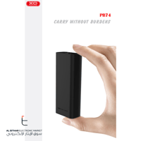 اكس او | باور بانك صغير مدخل واحد اسود XO | Power...