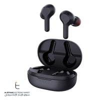 اوكي | سماعة اذن بلوتوث جودة عالية مع علبة اسود AU...