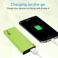 بروميت | شاحن متنقل 6000 ملي امبير | اخضر | PM6KG