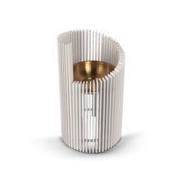 مبخرة "نرجس" – معدنية بيضاء أنيقة