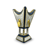 مبخرة حايلية - أزرق ملكي (كبيرة)