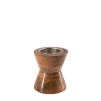 طقم مبخرة خشبي مسطّح | نقوش عربية