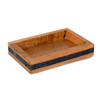 طقم مباخر خشبي اطار لون كحلي