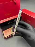 قلم كارتير الباشا - فضي منقوش