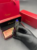 قلم كارتير الباشا - اسود منقوش