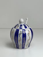 طقم شاي تراثي كويتي ابو نقطة الازرق