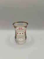 استكانات ابو نقطة أحمر 6 قطع حجم كبير (صيني) جودة...