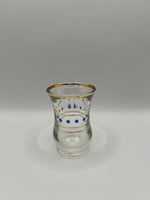 استكانات ابو نقطة أزرق 6 قطع حجم كبير (صيني)