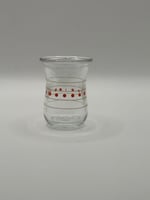 طقم الشاي التراثي الأحمر ابو نقطة الكويتي