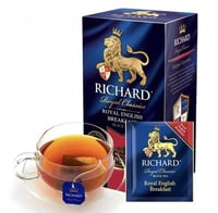 ريتشارد رويال شاي أسود سيلاني 25 كيس وارد روسيا