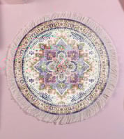 بساط الشاي الدائري (عدة خيارات)