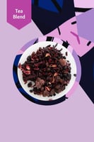 شاي الكركديه مع التوت الأسود من Mim and More