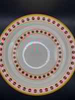 طقم الشاي التراثي الأحمر ابو نقطة الكويتي