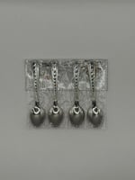 ملاعق ابو نقطة عالية الجودة فضي/ذهبي 12 قطعة