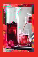 شاي الكركديه البارد