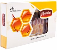 عسل بالزعفران مصطفوى 24 حبة