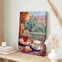 لوحات شاي كانفس