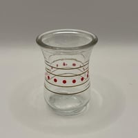 استكانات ابو نقطة أحمر 6 قطع حجم صغير (صيني)